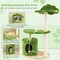 Costway 38" Cute Cat Tree Cat Condo Furniture with Fully Wrapped Sisal Scratching Posts